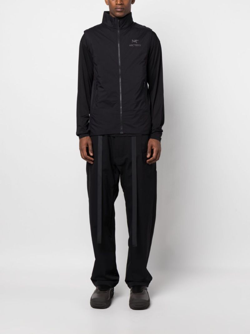 Black Atom Zipped Gilet