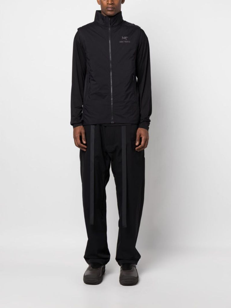 Black Atom Zipped Gilet