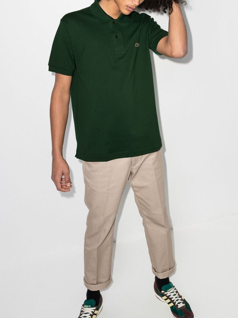 Logo Detail Cotton Polo Shirt
