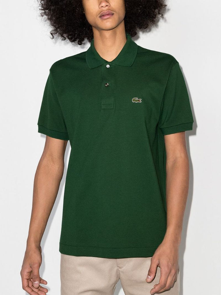 Logo Detail Cotton Polo Shirt
