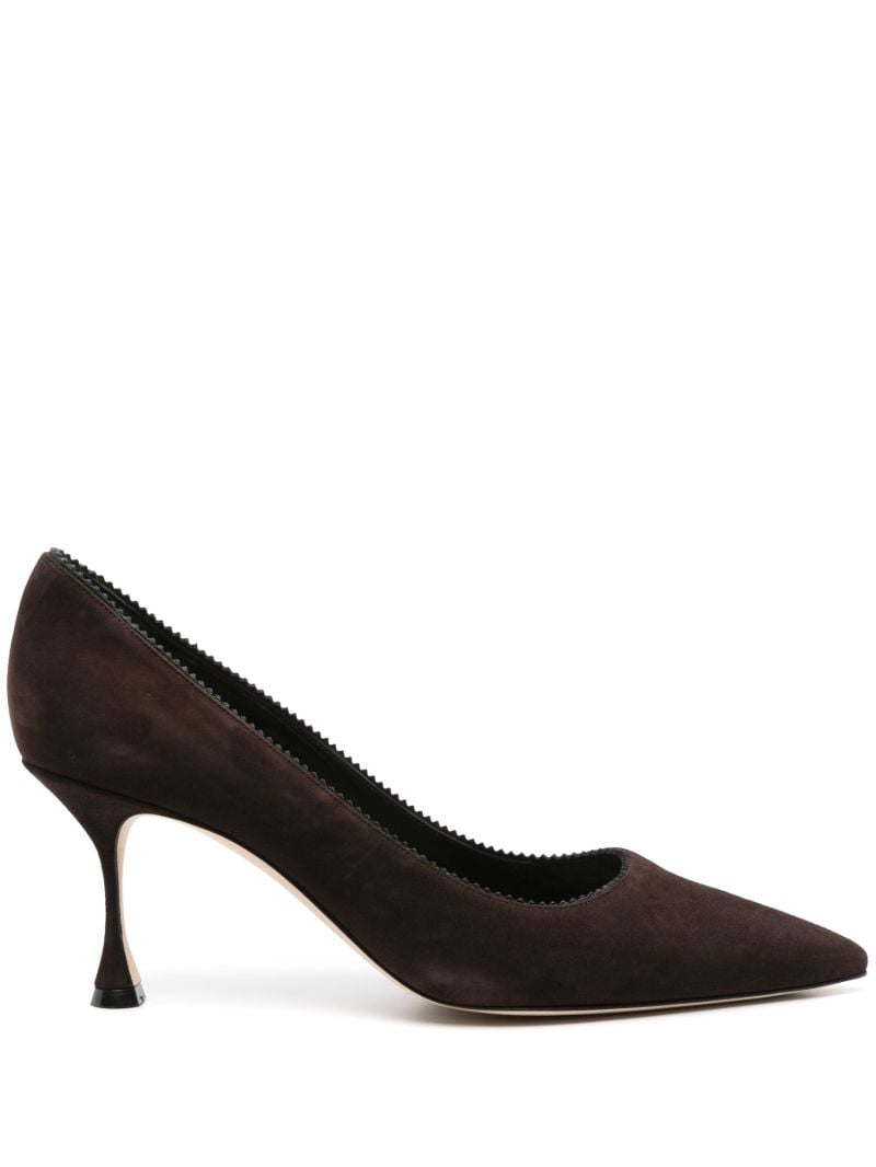 Suede Pumps
