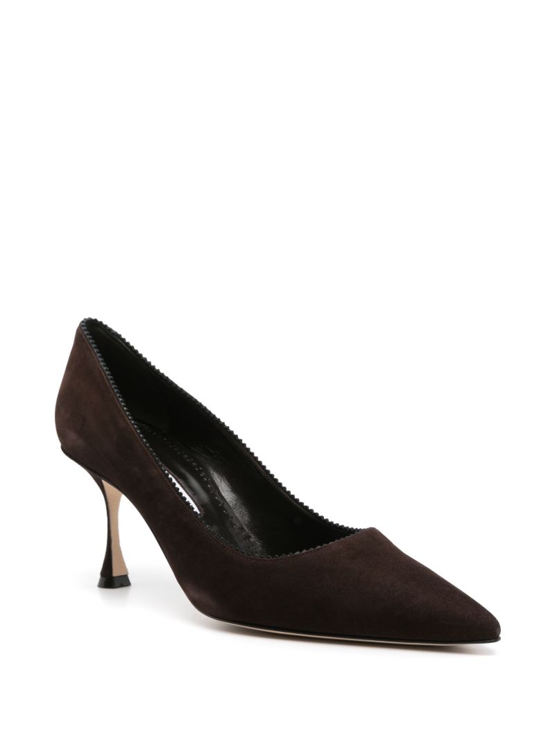 Suede Pumps
