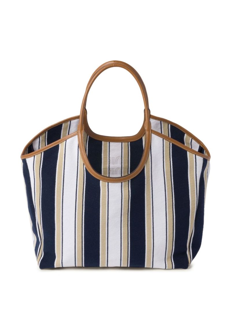 Blue Ivy Striped Tote Bag
