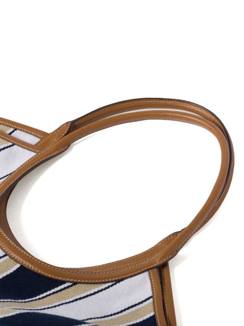 Blue Ivy Striped Tote Bag