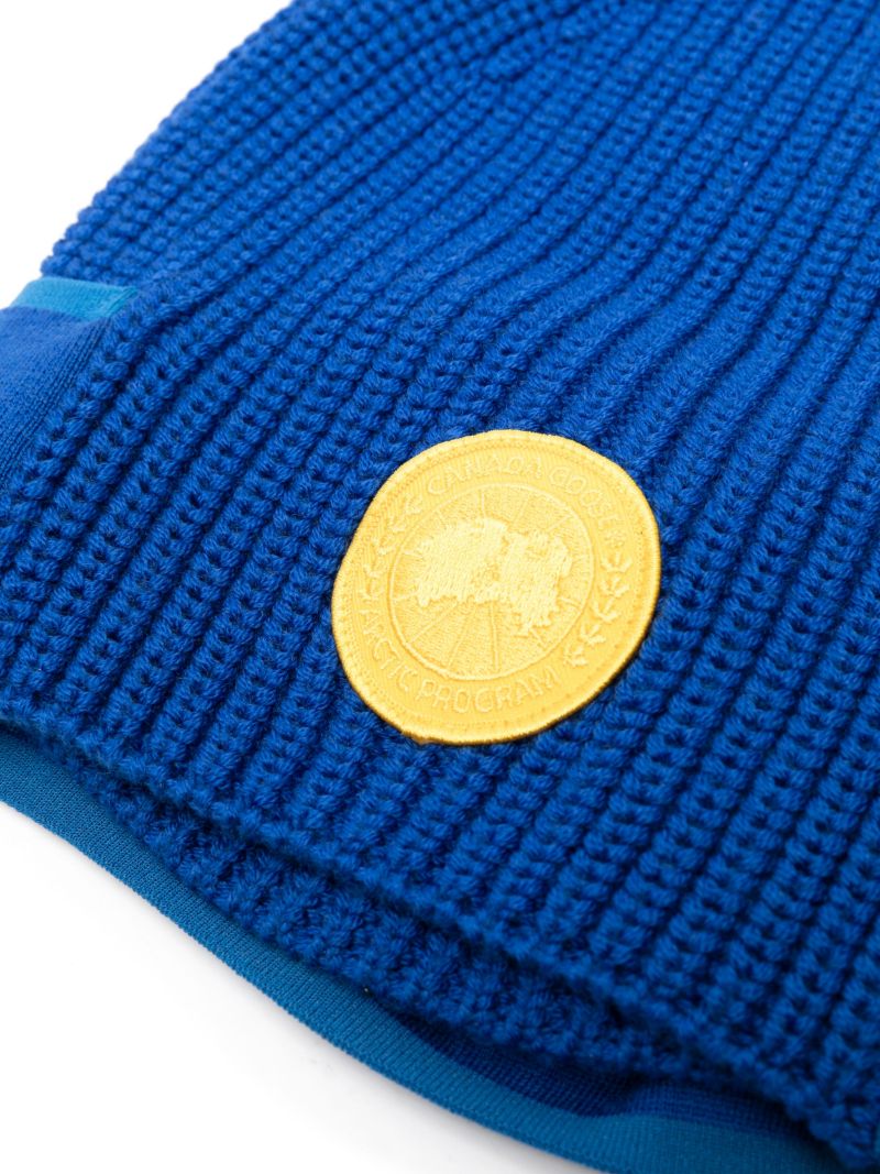 X Pyer Moss Blue Wool Beanie