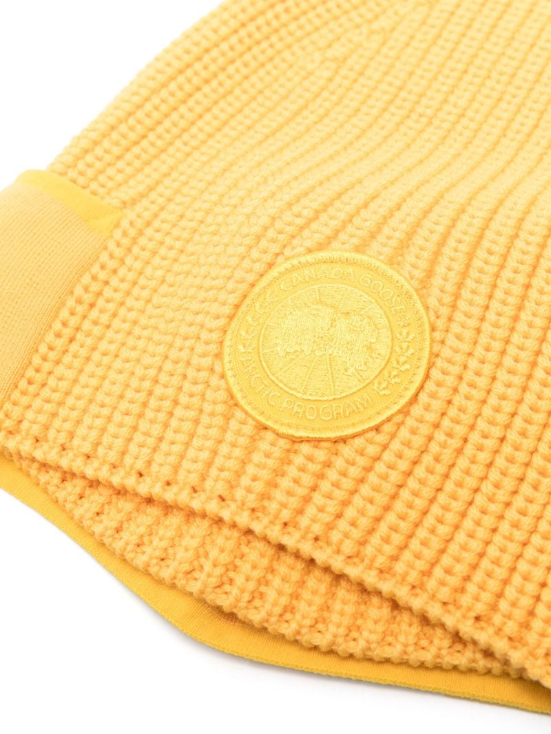 X Pyer Moss Yellow Wool Beanie
