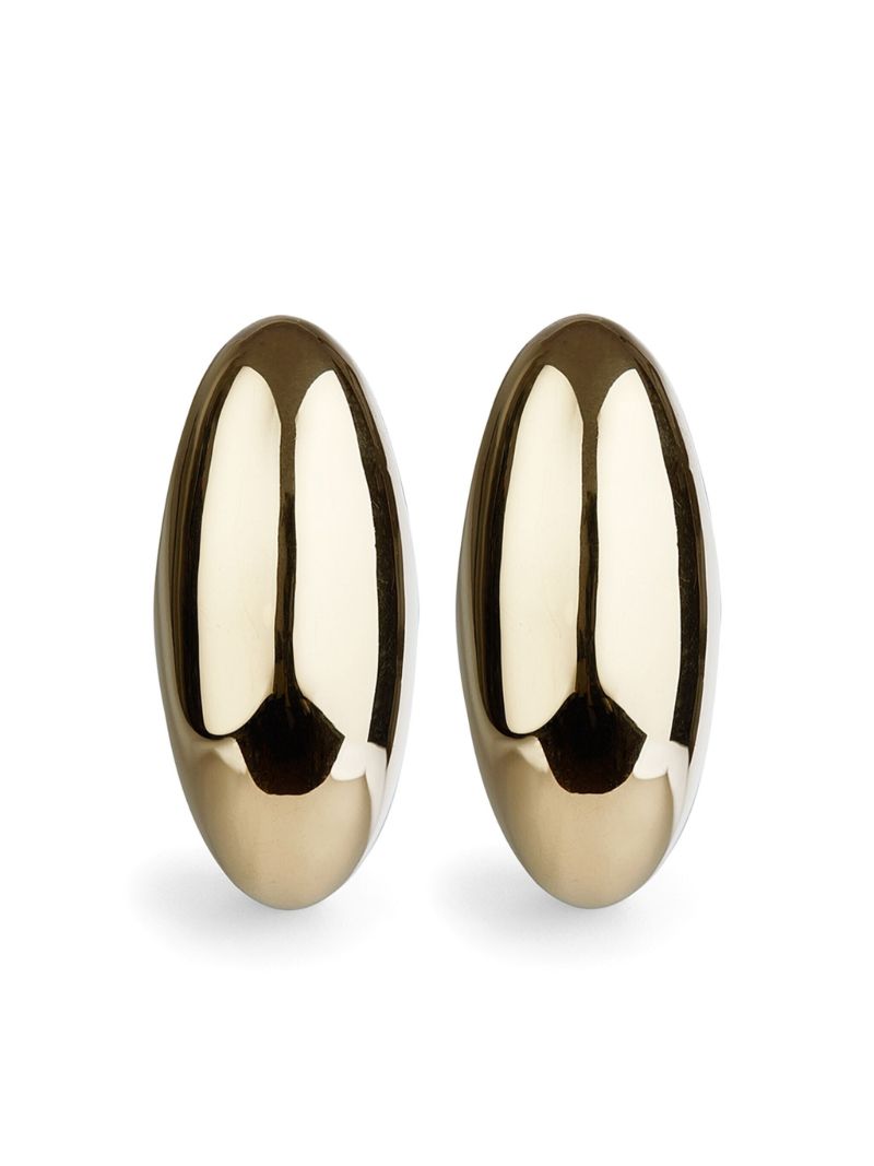 14k Gold Vermeil Pebble Earrings
