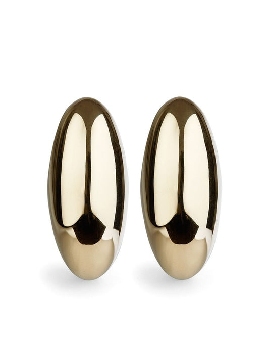 14k Gold Vermeil Pebble Earrings