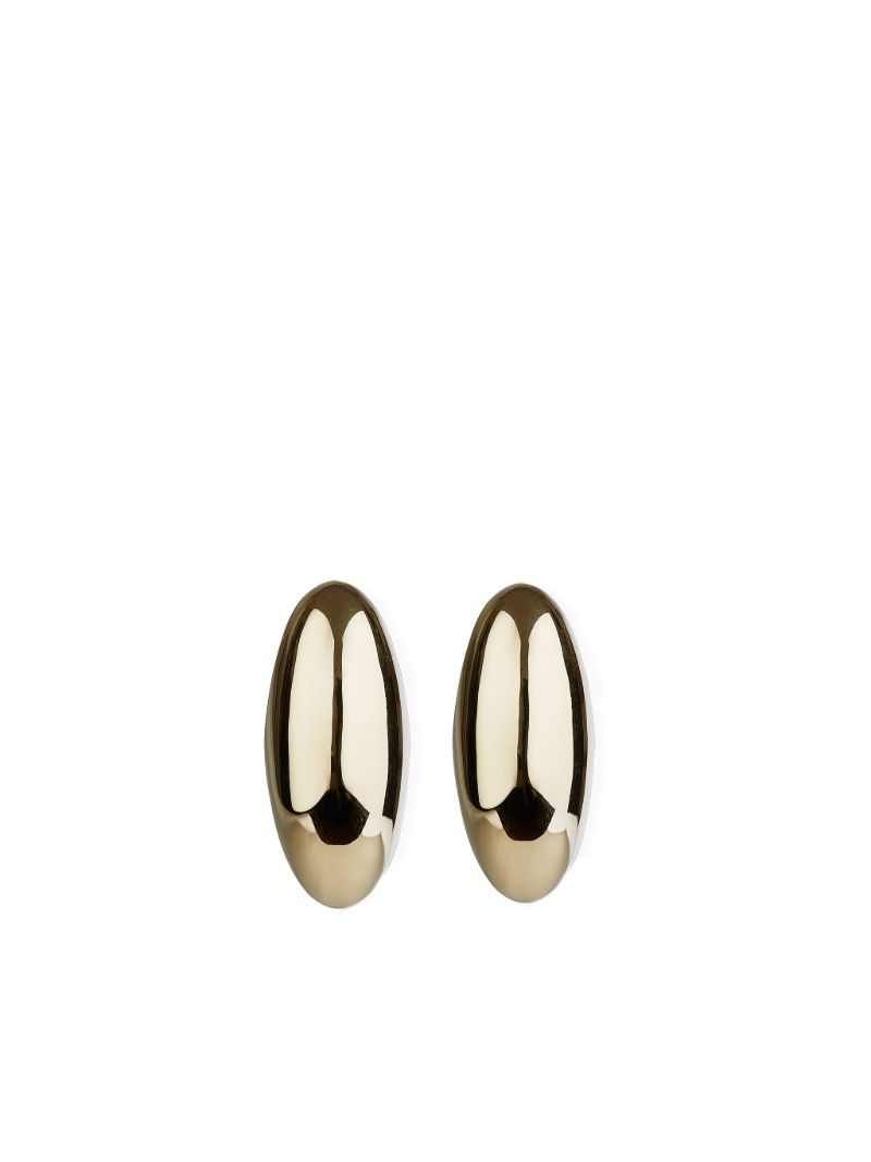 14k Gold Vermeil Pebble Small Earrings