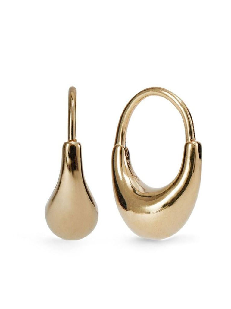 Gold-tone Roscida Hoop Earrings