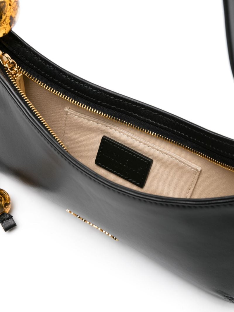 Black Le Bisou Perle Leather Shoulder Bag