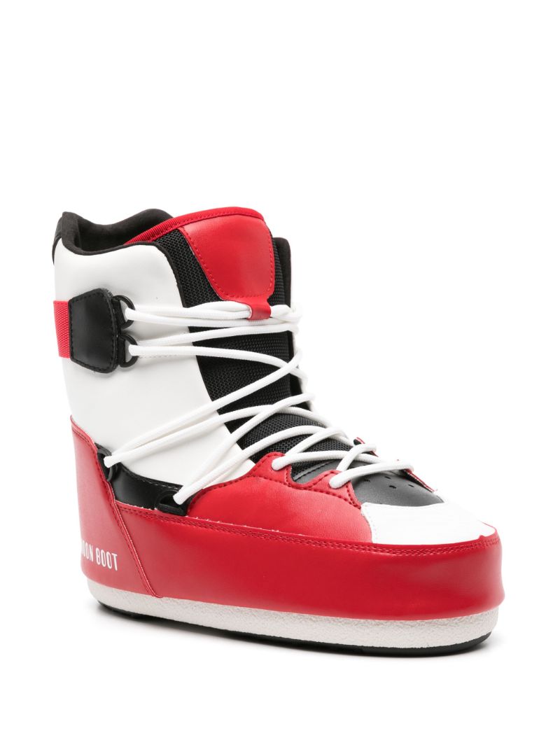 Red Sneaker Mid Snow Boots