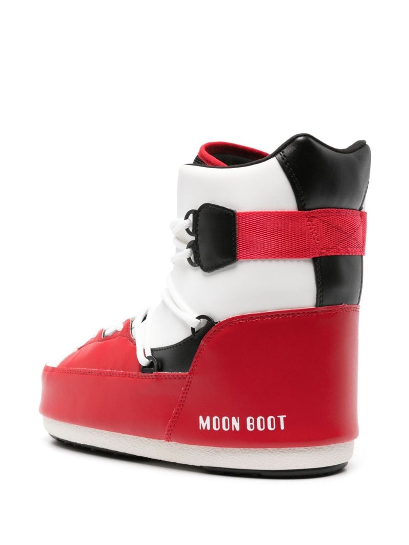 Red Sneaker Mid Snow Boots
