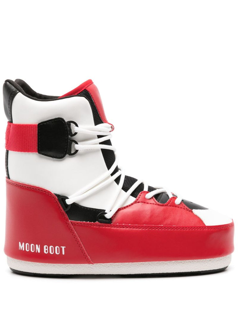 Red Sneaker Mid Snow Boots