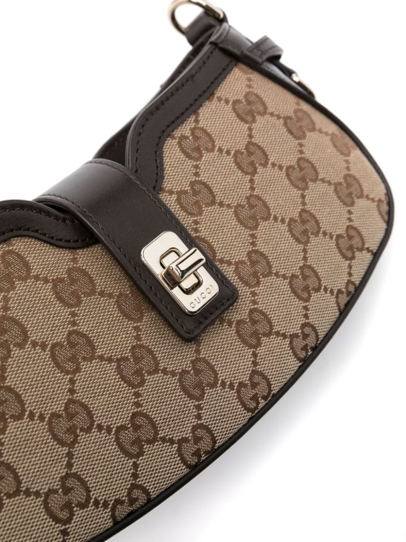 Brown Moon Side Shoulder Bag