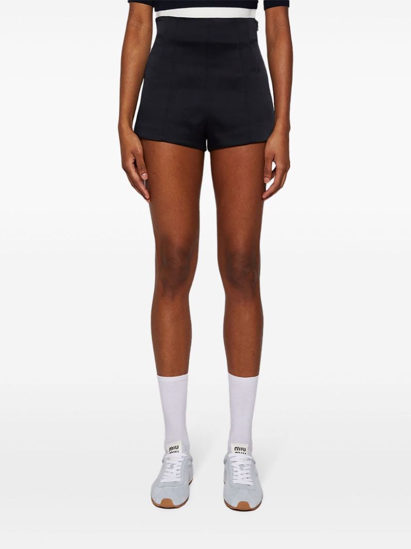 Black Lennman Mini Shorts