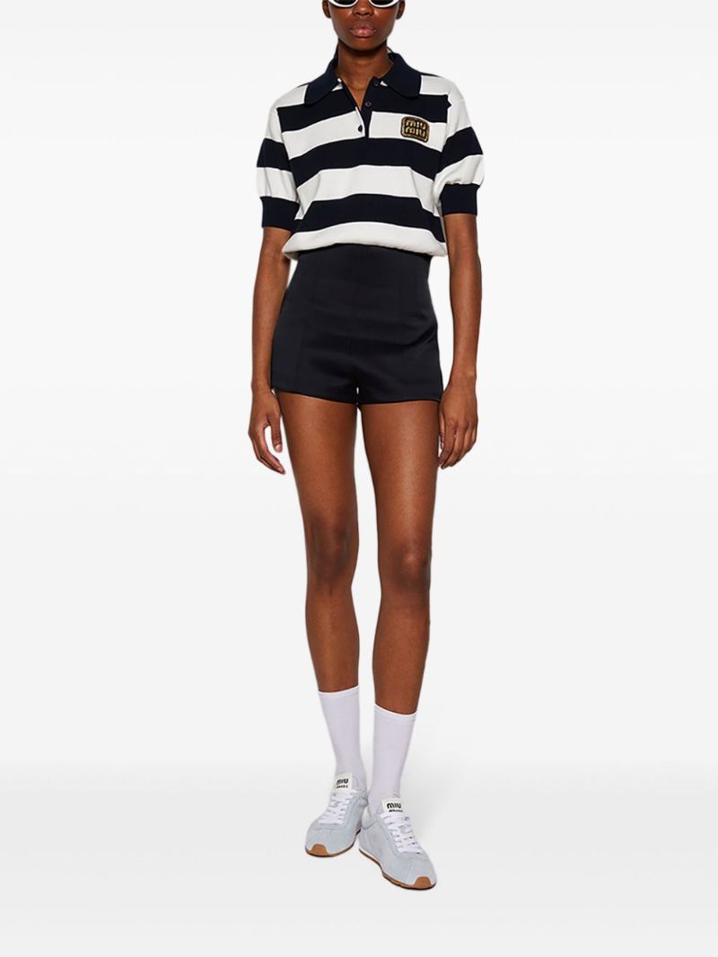 Black Lennman Mini Shorts