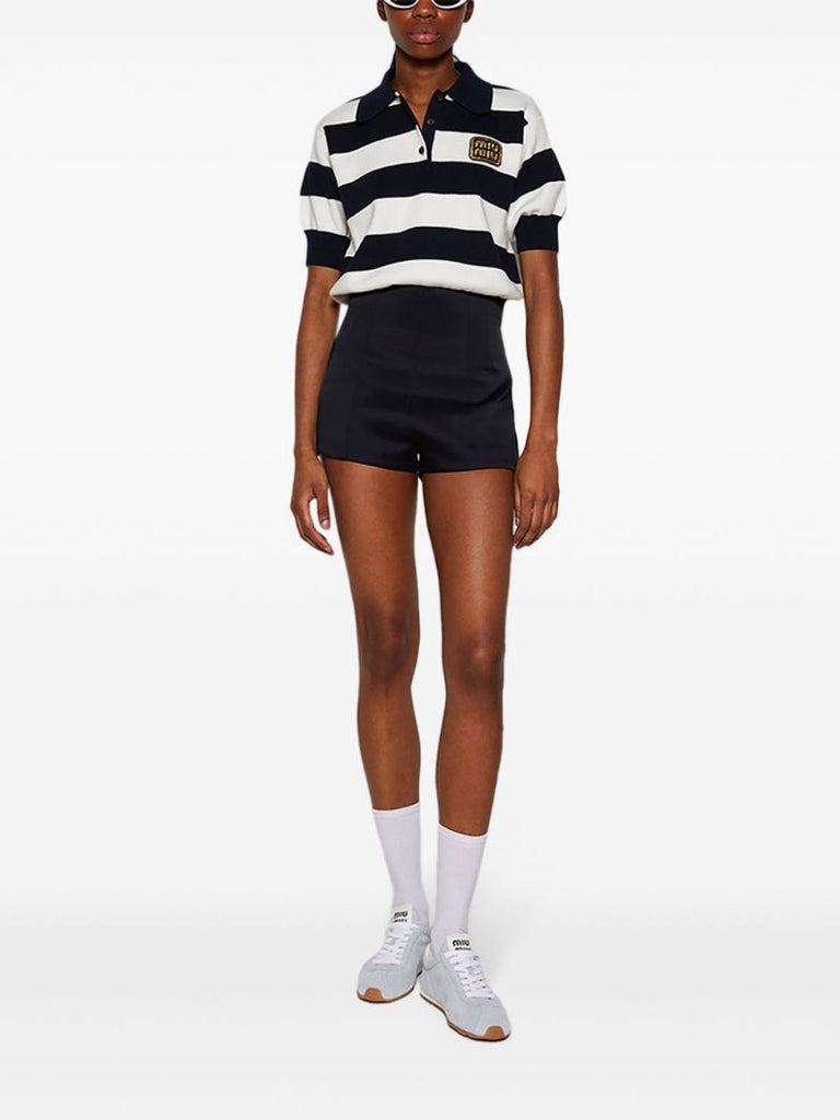 Black Lennman Mini Shorts