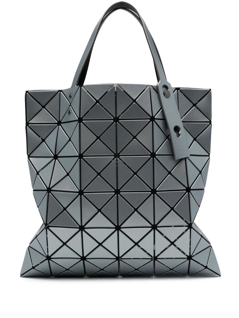 Blue Lucent Metallic Tote Bag