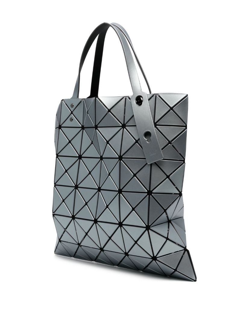 Blue Lucent Metallic Tote Bag