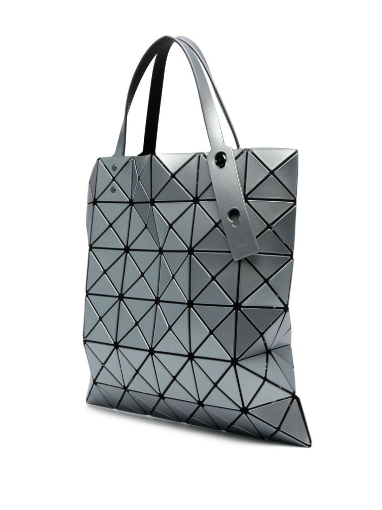 Blue Lucent Metallic Tote Bag