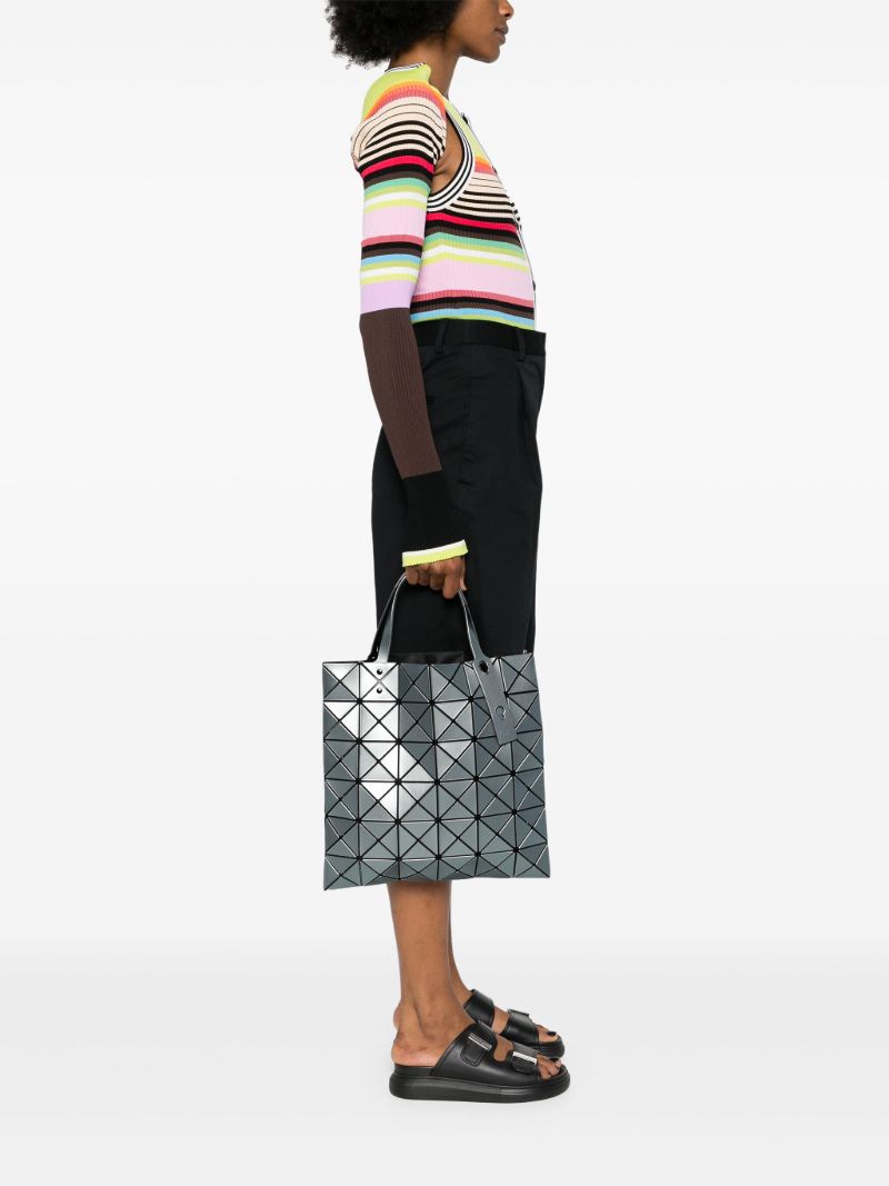 Blue Lucent Metallic Tote Bag
