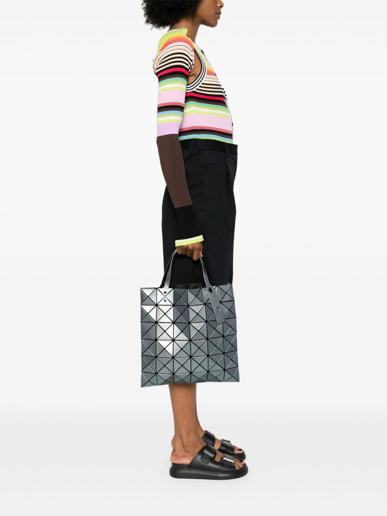Blue Lucent Metallic Tote Bag