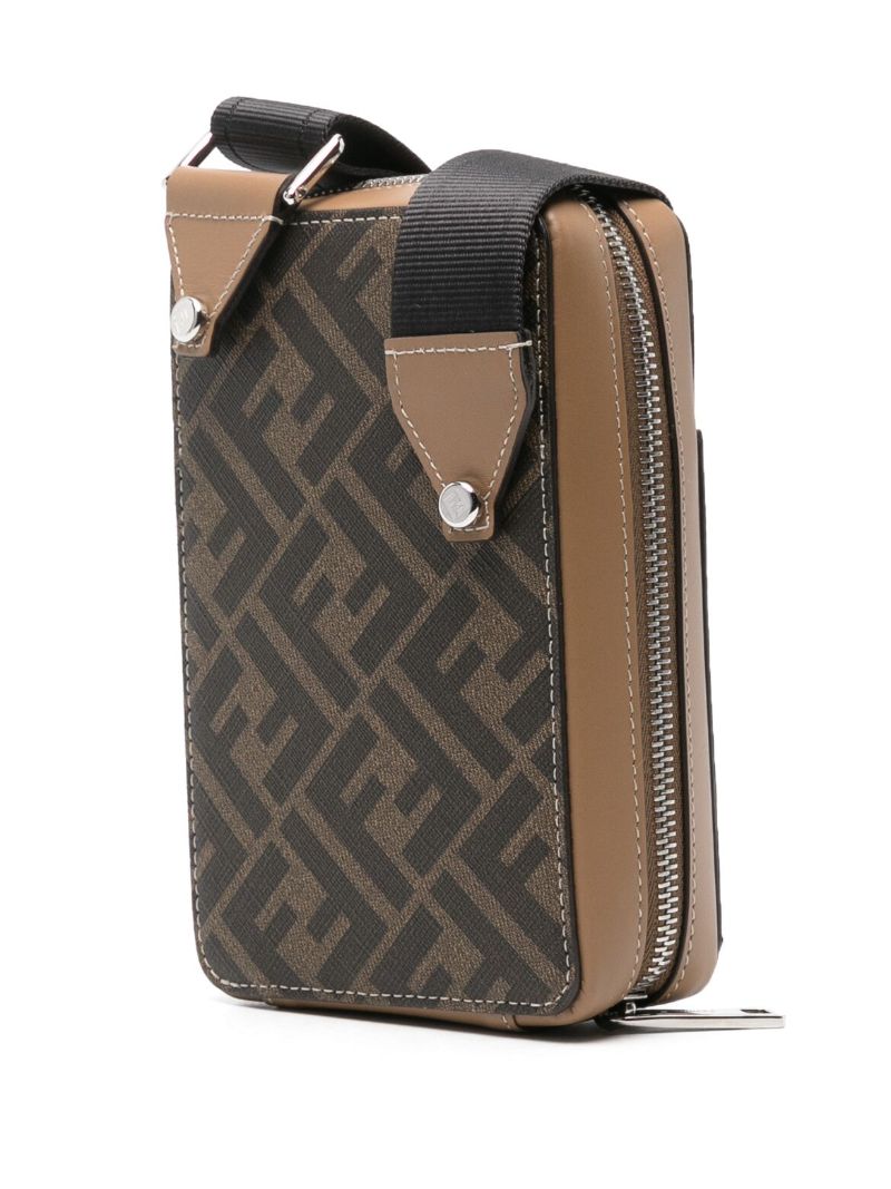 X Stefano Pilati Neutral Ff Squared Phone Pouch