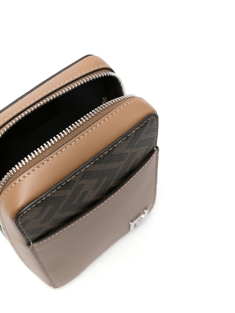 X Stefano Pilati Neutral Ff Squared Phone Pouch
