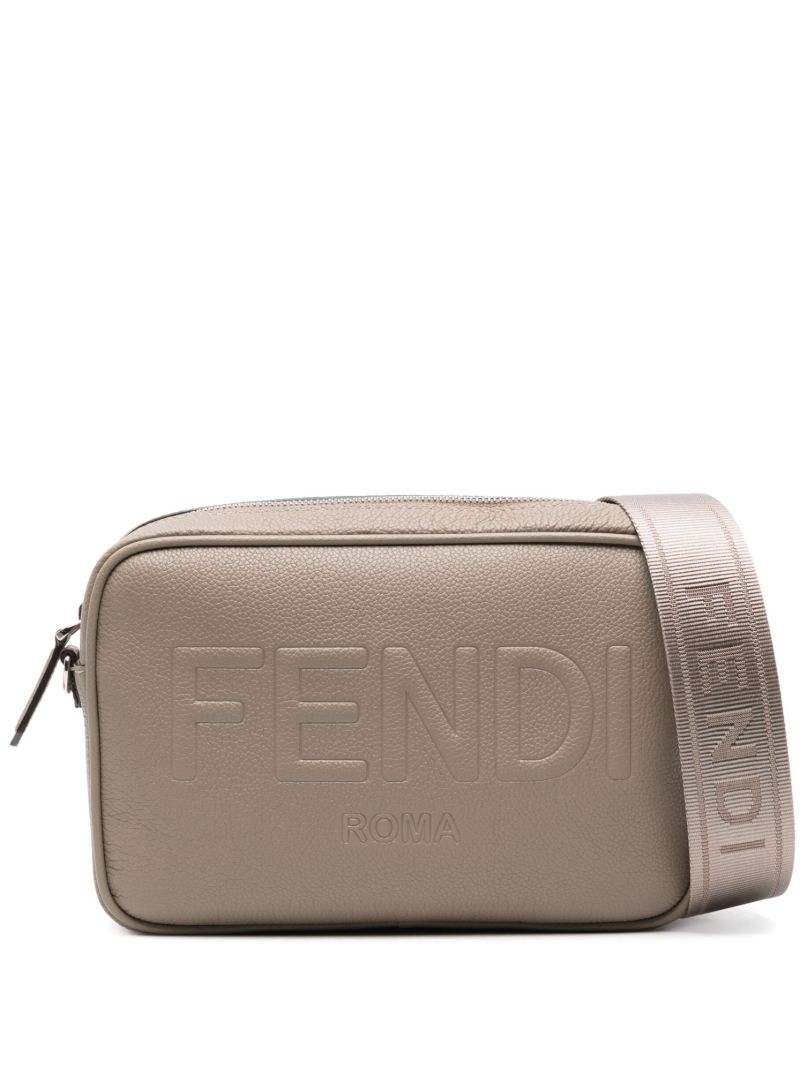 X Stefano Pilati Brown Roma Camera Bag