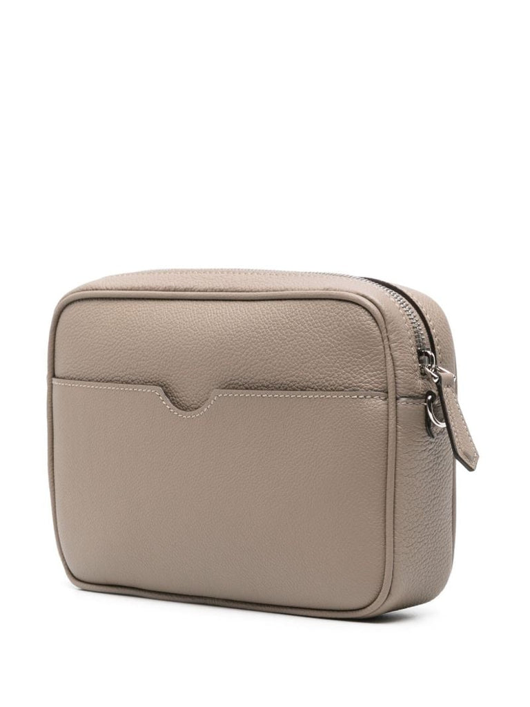 X Stefano Pilati Brown Roma Camera Bag