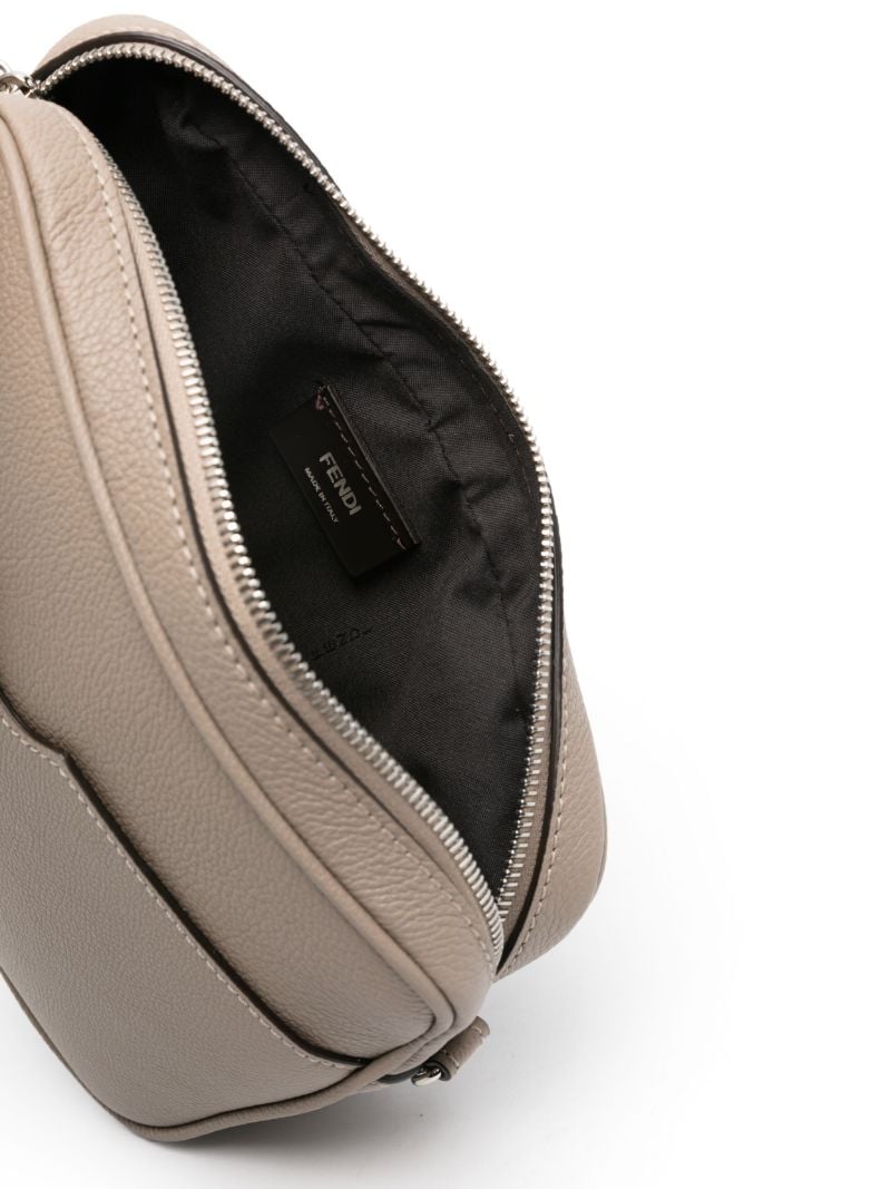 X Stefano Pilati Brown Roma Camera Bag