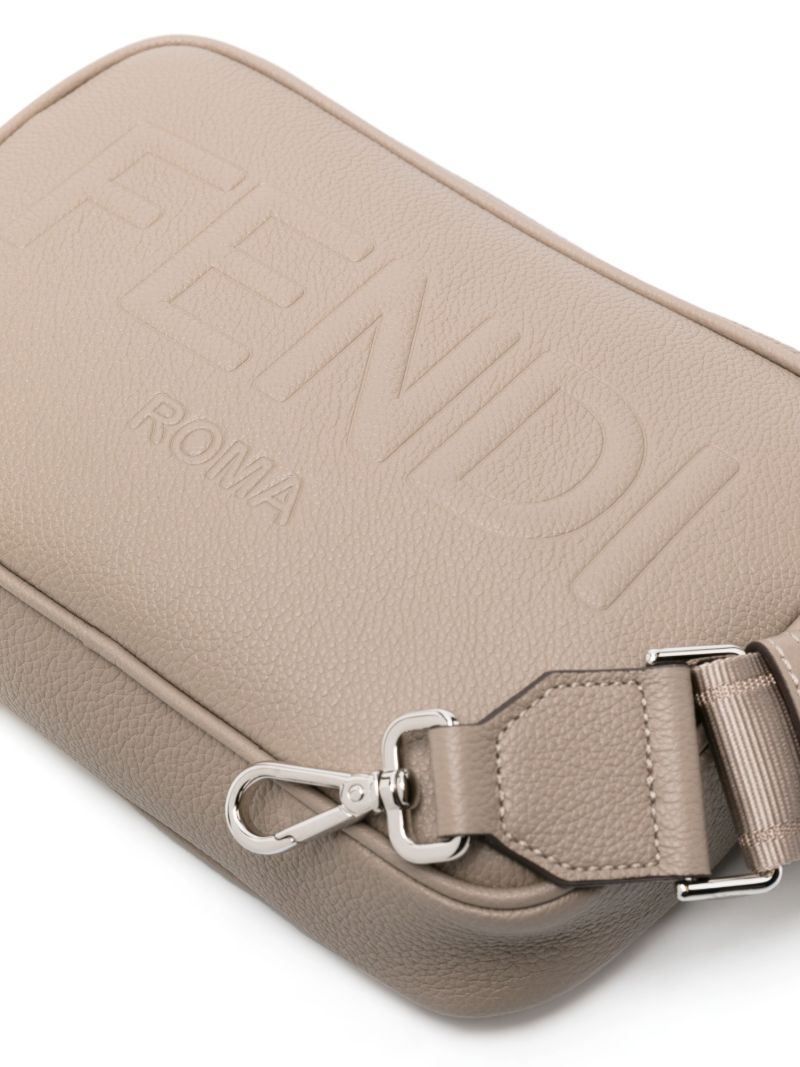 X Stefano Pilati Brown Roma Camera Bag