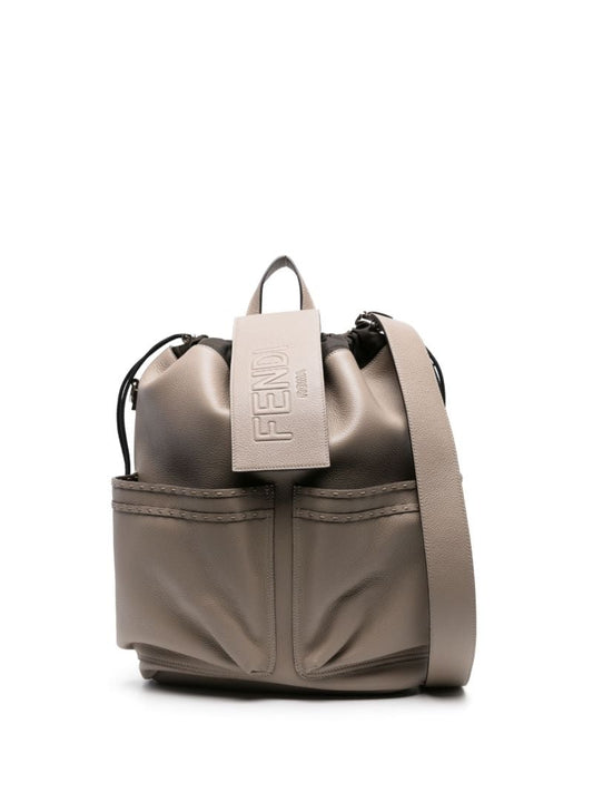 Neutral Strike Medium Leather Backpack