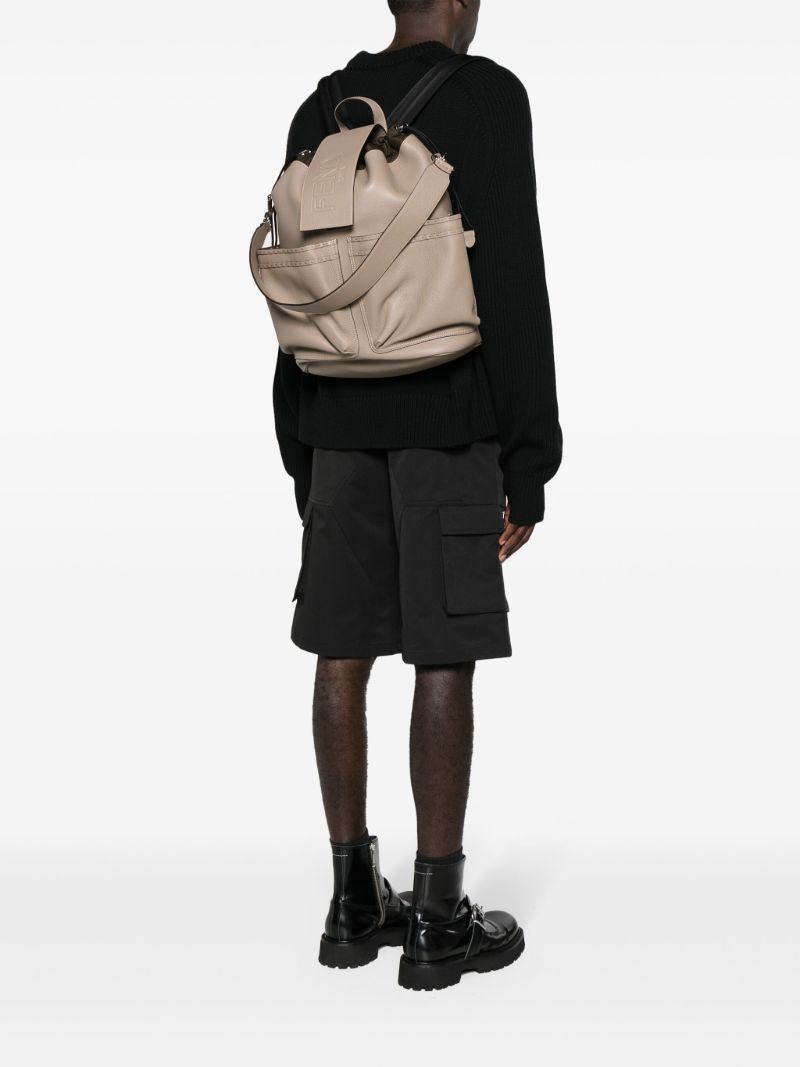 Neutral Strike Medium Leather Backpack