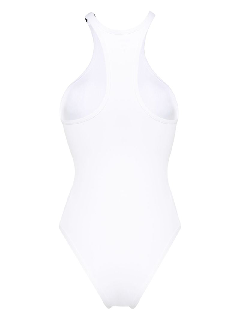 White Halterneck Swimsuit