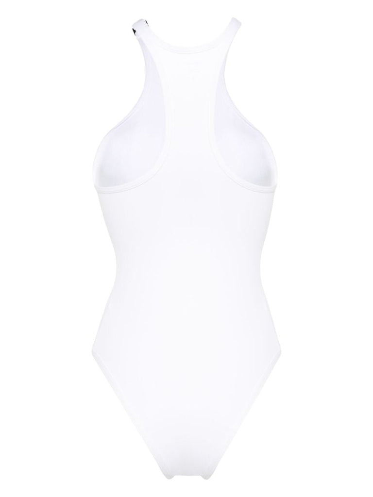 White Halterneck Swimsuit