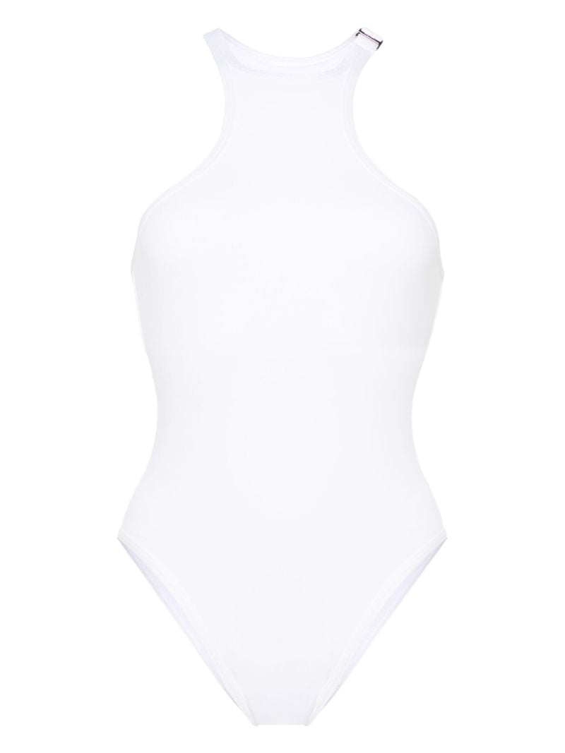 White Halterneck Swimsuit