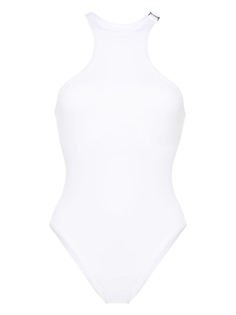 White Halterneck Swimsuit