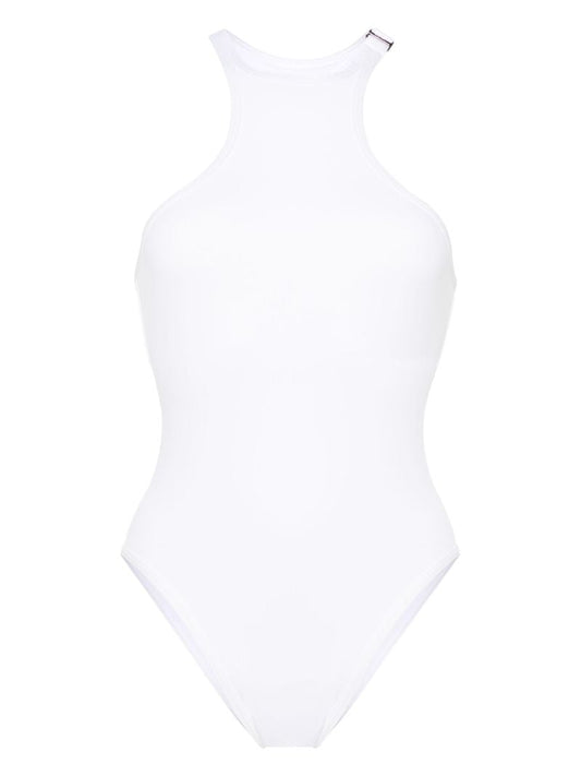 White Halterneck Swimsuit