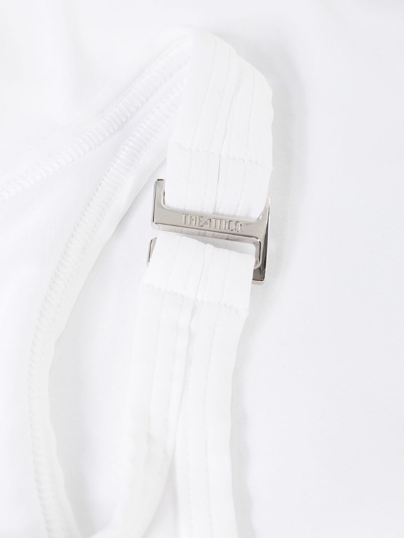 White Halterneck Swimsuit