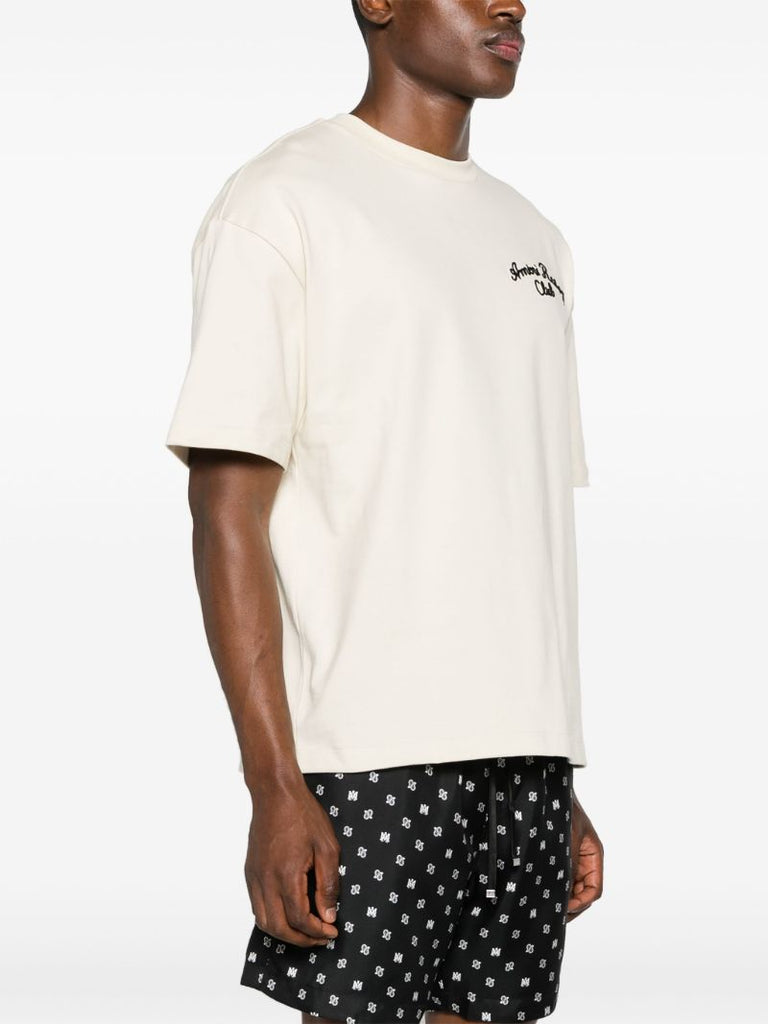 White Resort Club Embroidered T-shirt