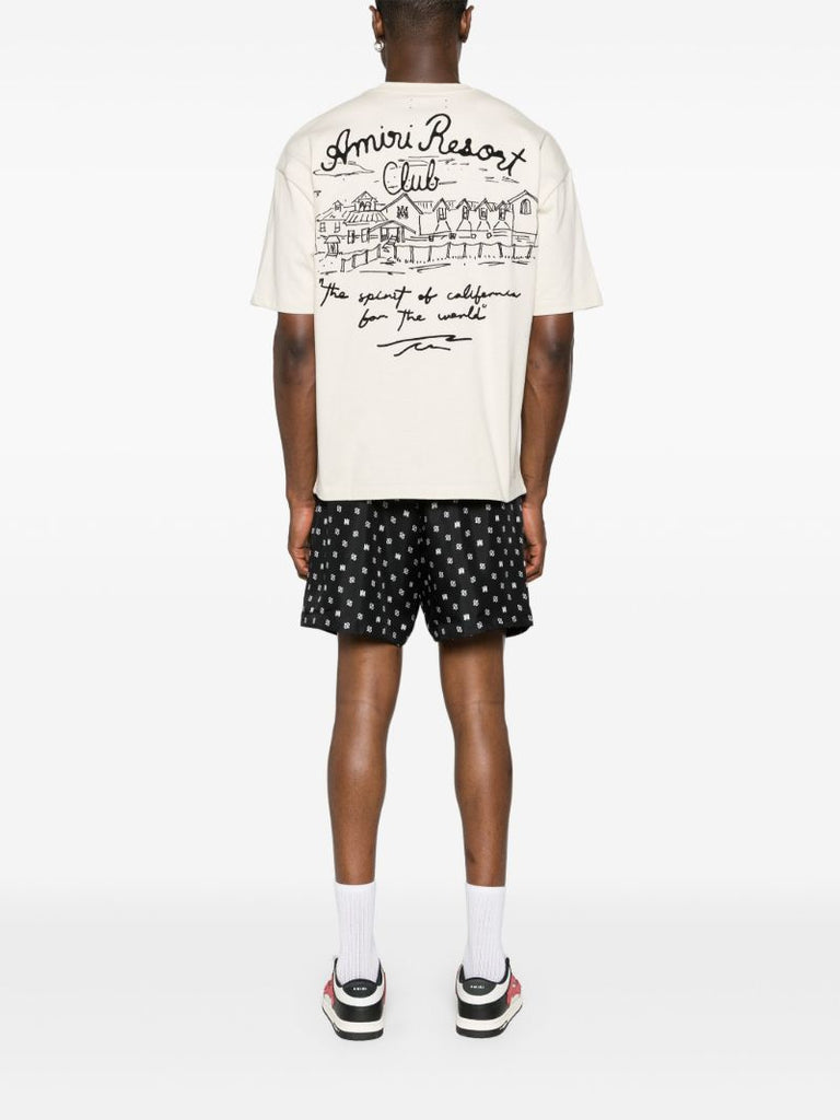 White Resort Club Embroidered T-shirt