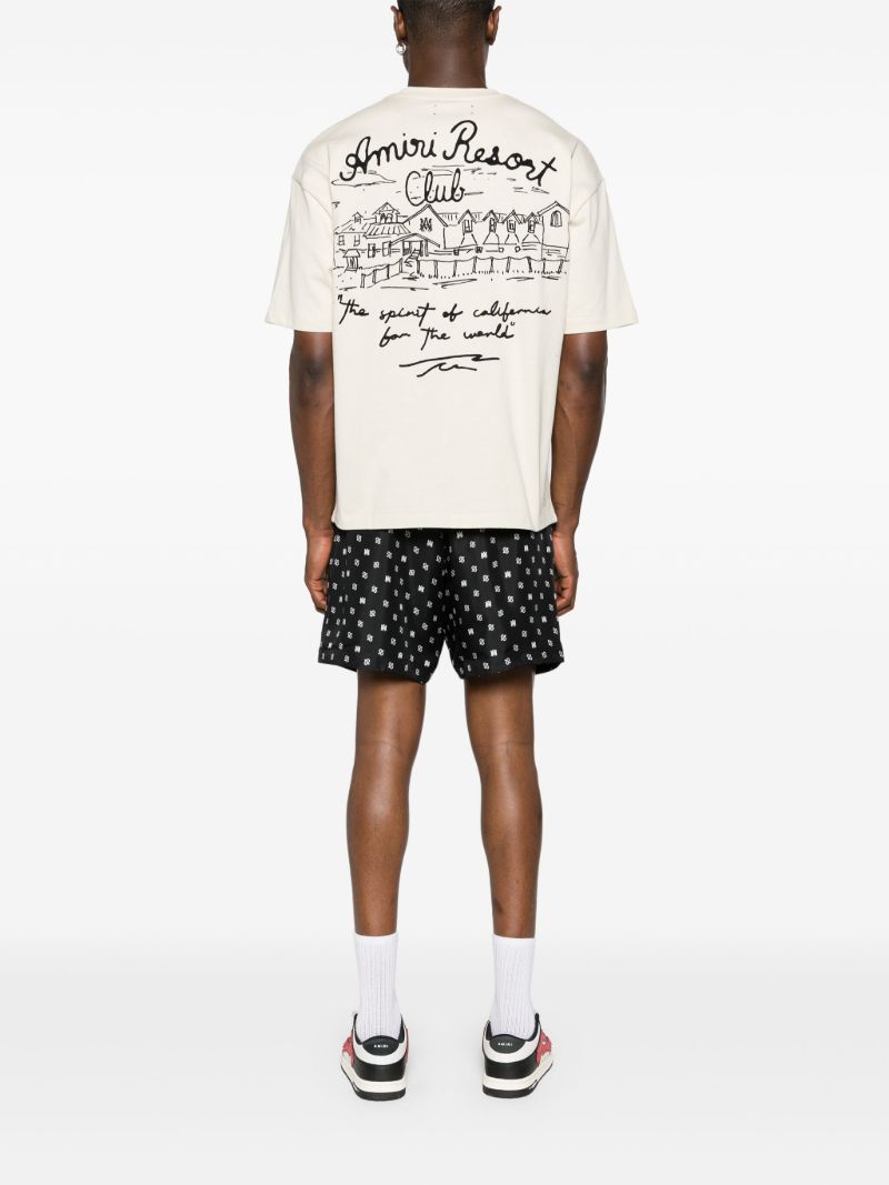 White Resort Club Embroidered T-shirt