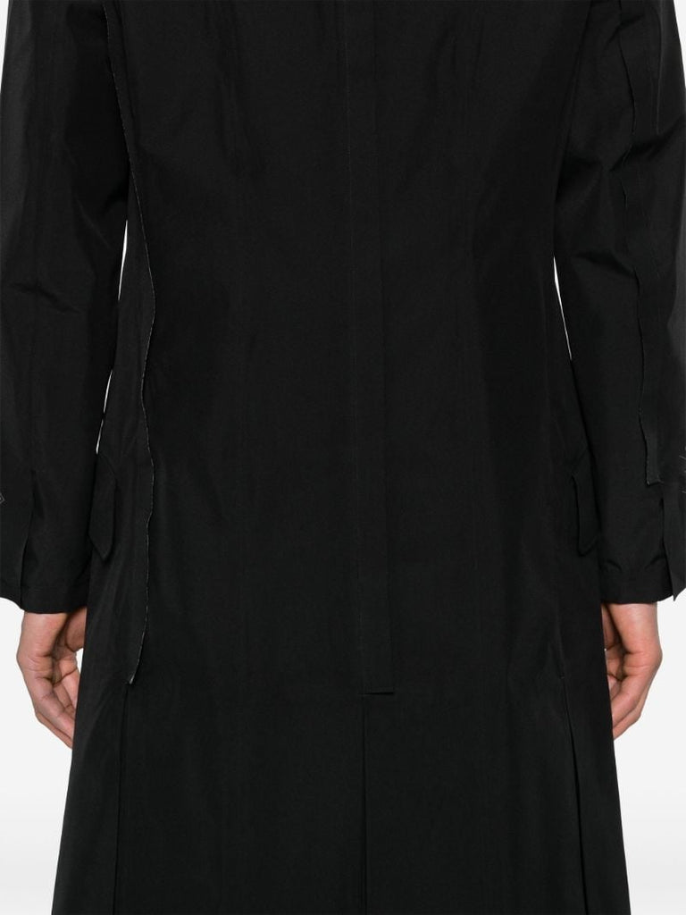 X Yohji Yamamoto Black Double-breasted Coat