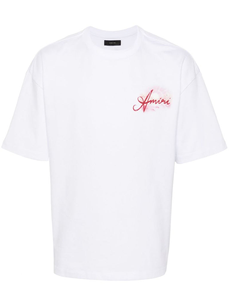 White Paradise Cotton T-shirt