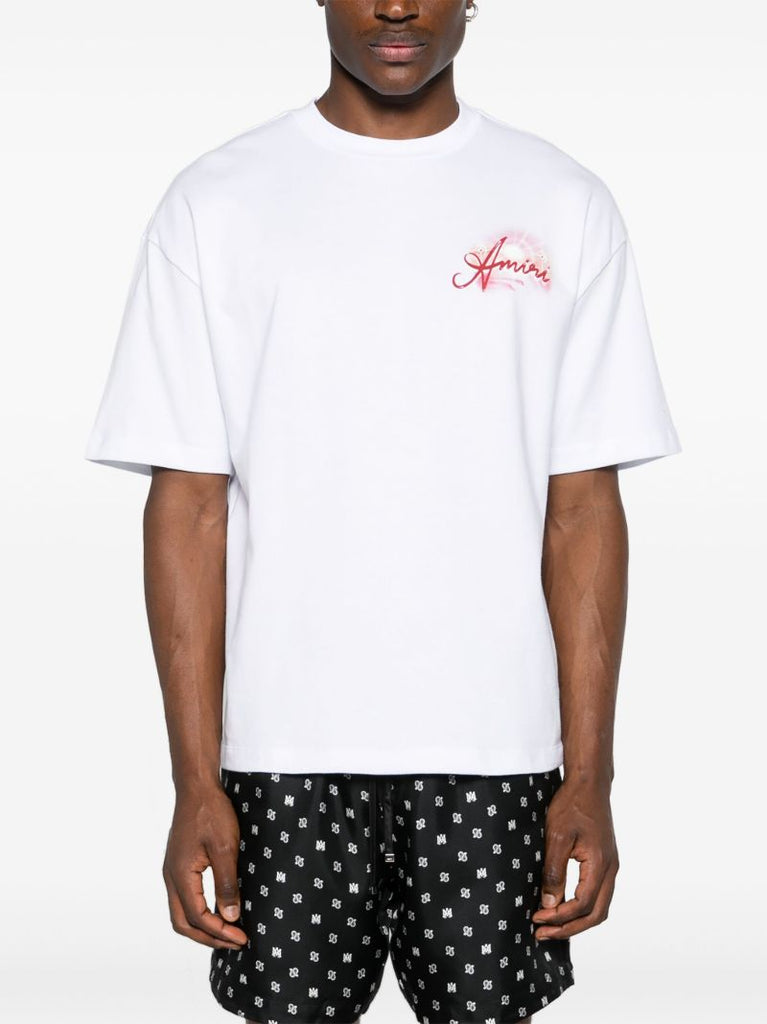 White Paradise Cotton T-shirt