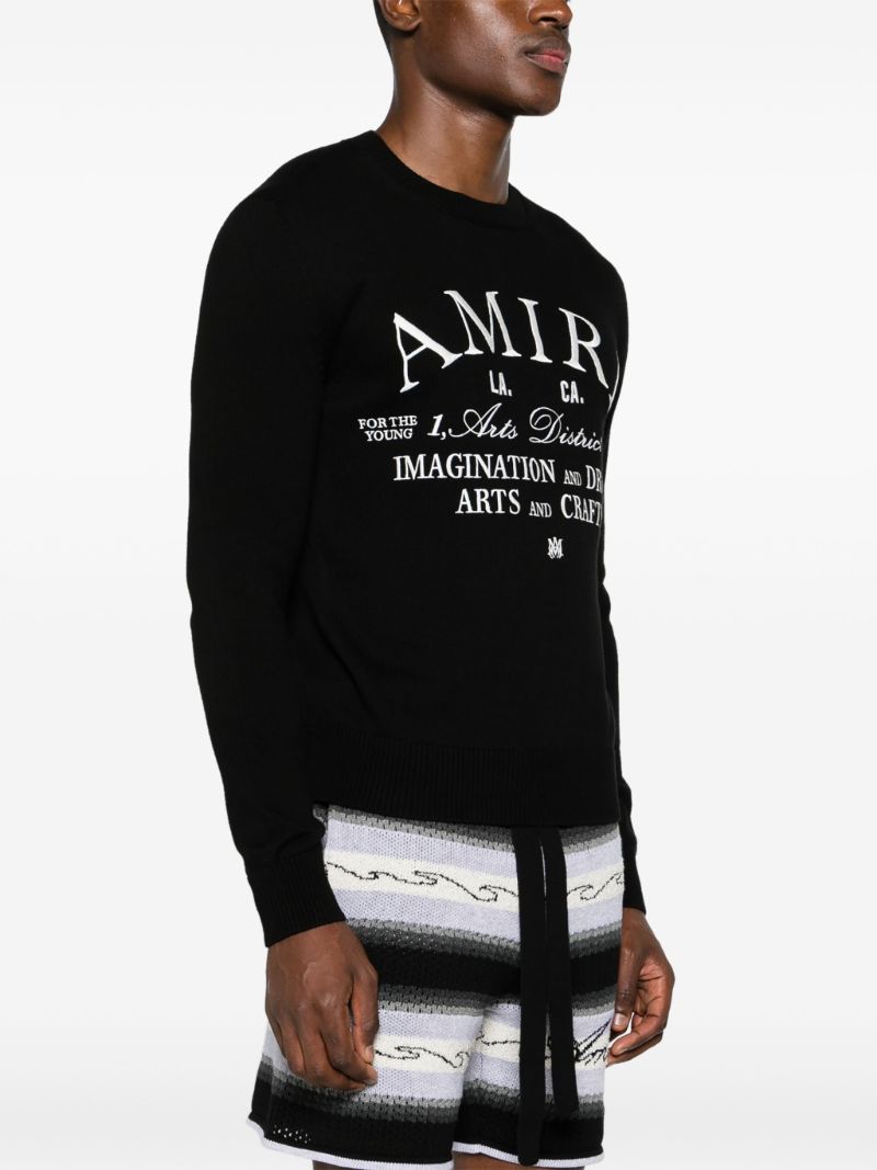 Black Arts District Cotton Sweatshirt