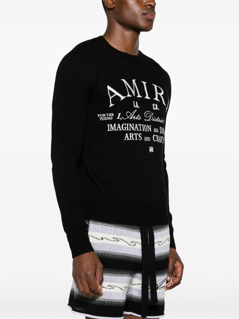 Black Arts District Cotton Sweatshirt