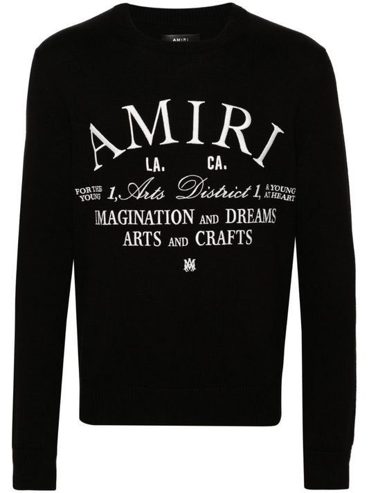 Black Arts District Cotton Sweatshirt